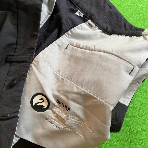 Outlier Dark Grey OGs Size 30 (Schoeller 4-Way Stretch Fabric) - Picture 2 of 3